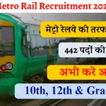 Metro Rail Recruitment 2024
